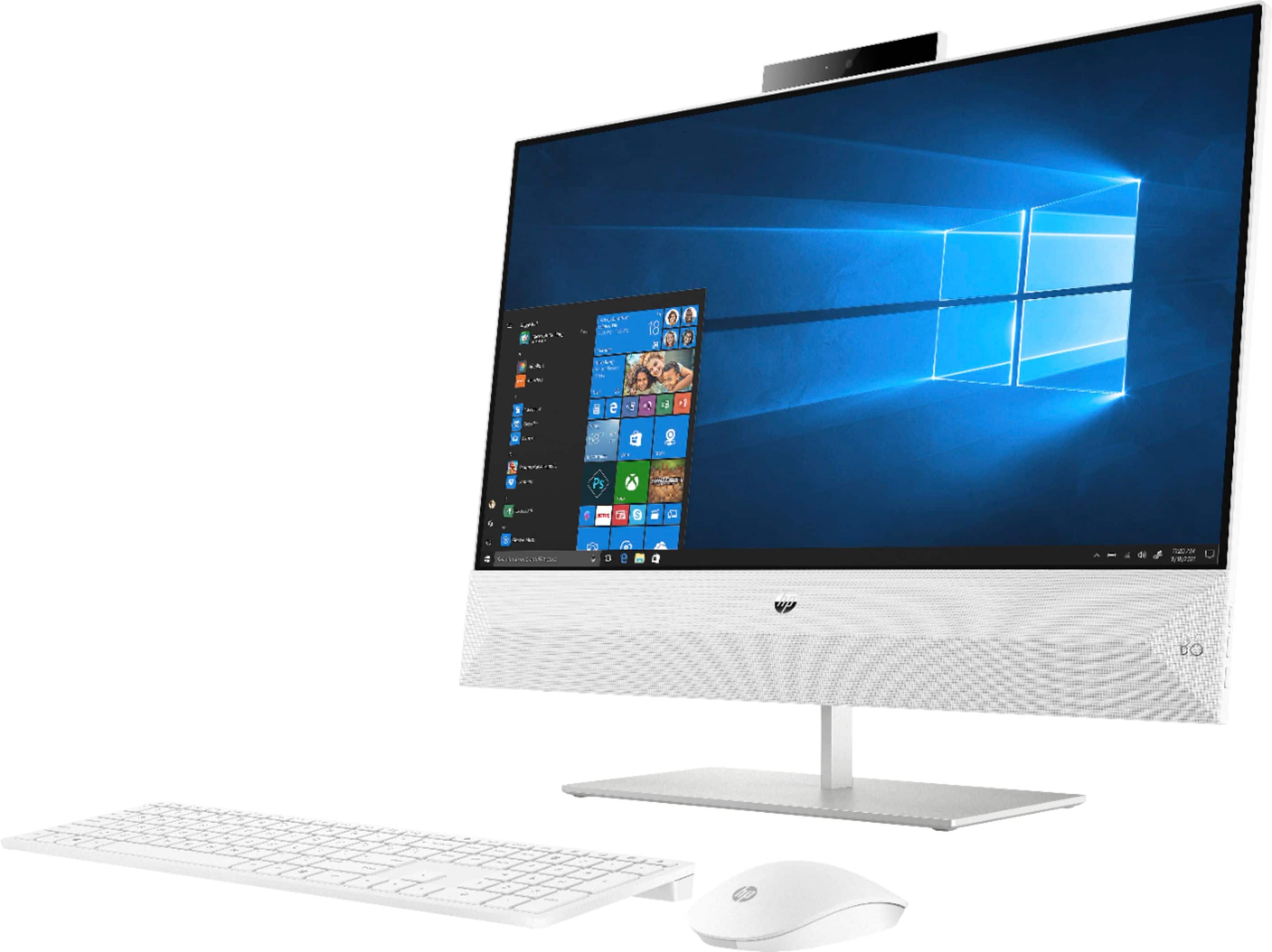 Left. HP - Pavilion 24" Touch-Screen All-In-One - Intel Core i5 - 12GB Memory - 256GB Solid State Drive.