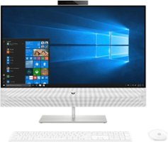 HP - Pavilion 27" Touch-Screen All-In-One - Intel Core i7 - 12GB Memory - 256GB Solid State Drive - Snowflake White - Front_Zoom