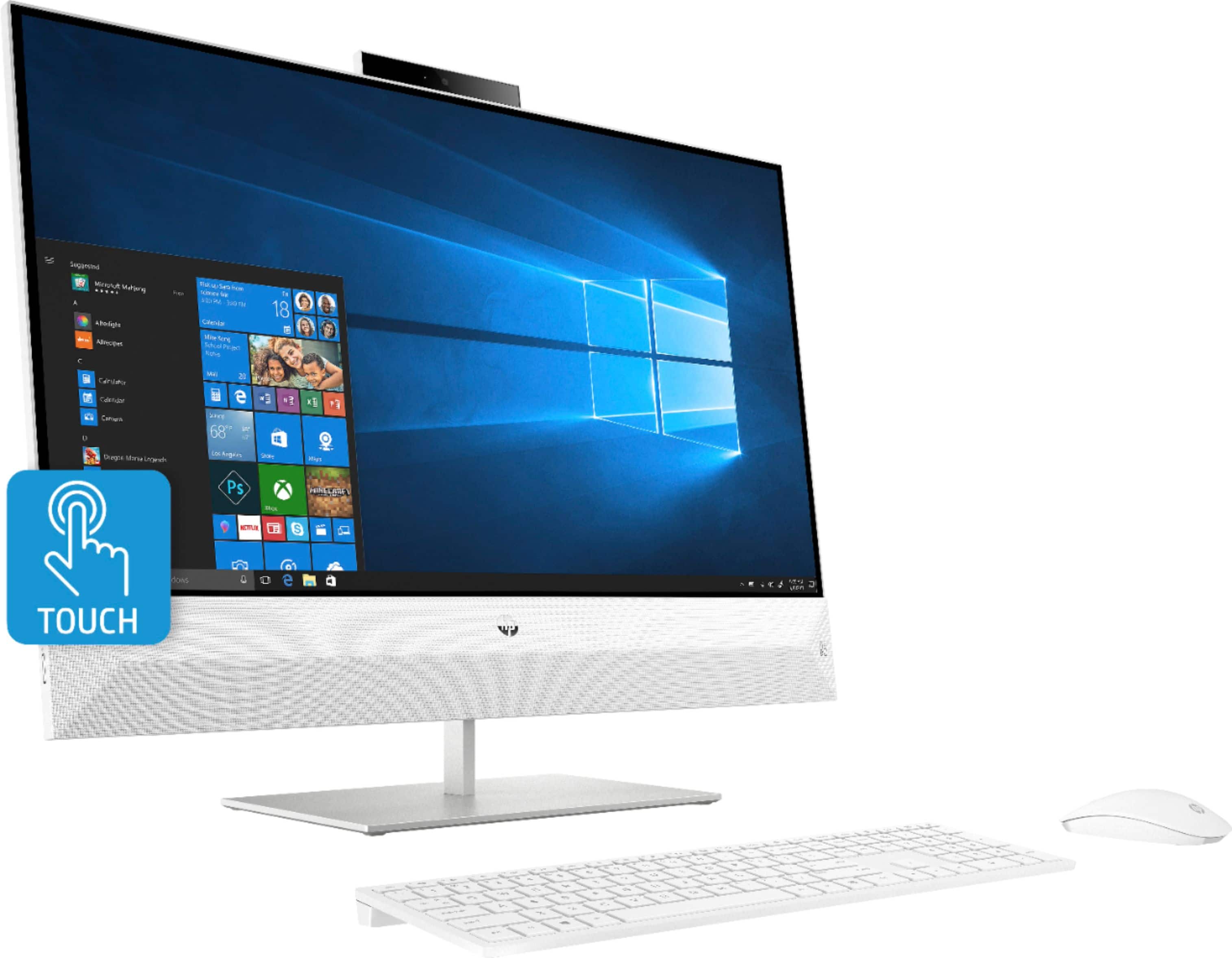 Alt View Zoom 13. HP - Pavilion 27" Touch-Screen All-In-One - Intel Core i7 - 12GB Memory - 256GB Solid State Drive.