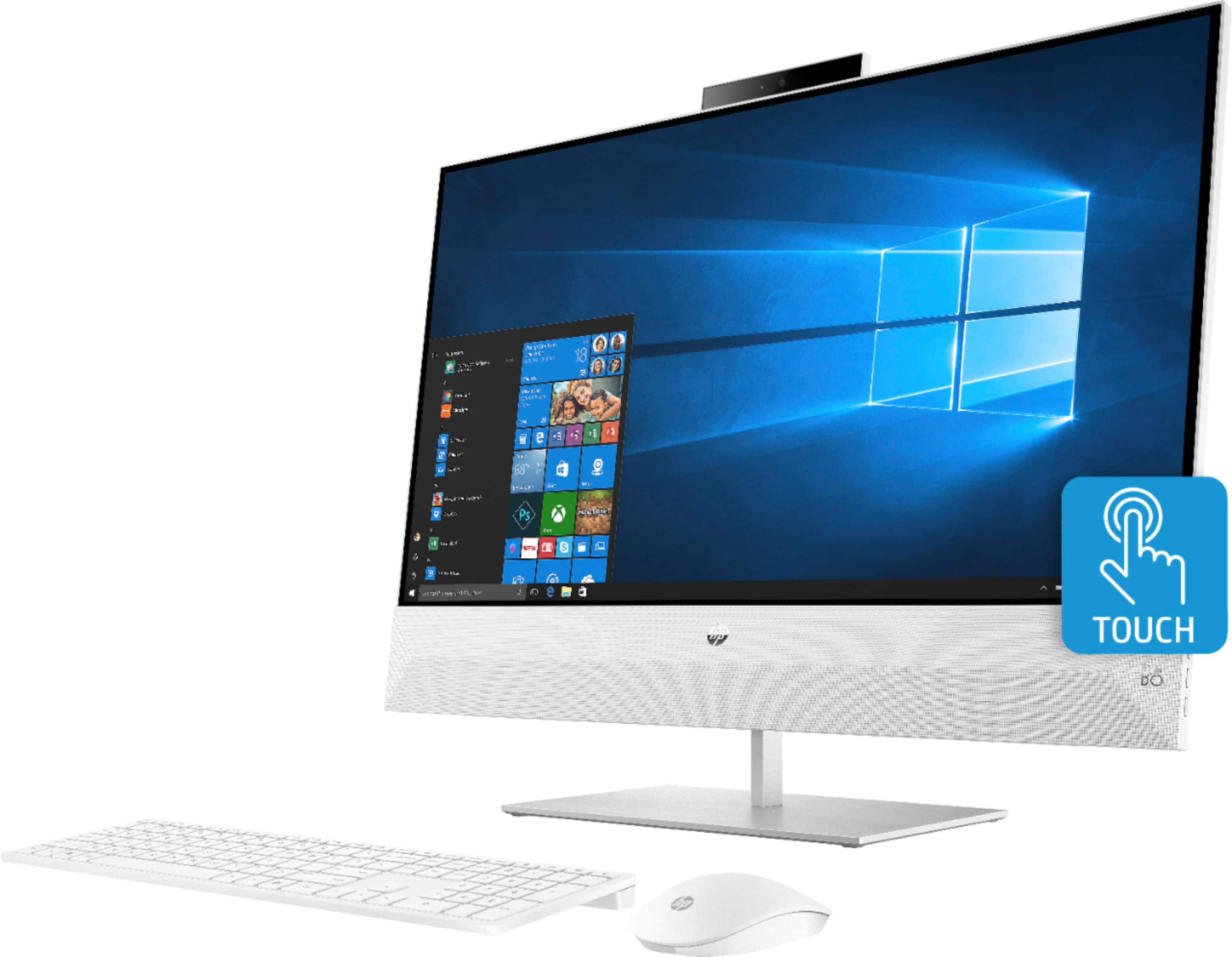 Alt View Zoom 14. HP - Pavilion 27" Touch-Screen All-In-One - Intel Core i7 - 12GB Memory - 256GB Solid State Drive.