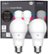 Front Zoom. C by GE - A19 Bluetooth Smart LED Light Bulb (2-Pack) - Multicolor.