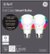 Alt View Zoom 11. C by GE - A19 Bluetooth Smart LED Light Bulb (2-Pack) - Multicolor.