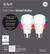 Alt View 11. C by GE - A19 Bluetooth Smart LED Light Bulb (2-Pack) - Multicolor.