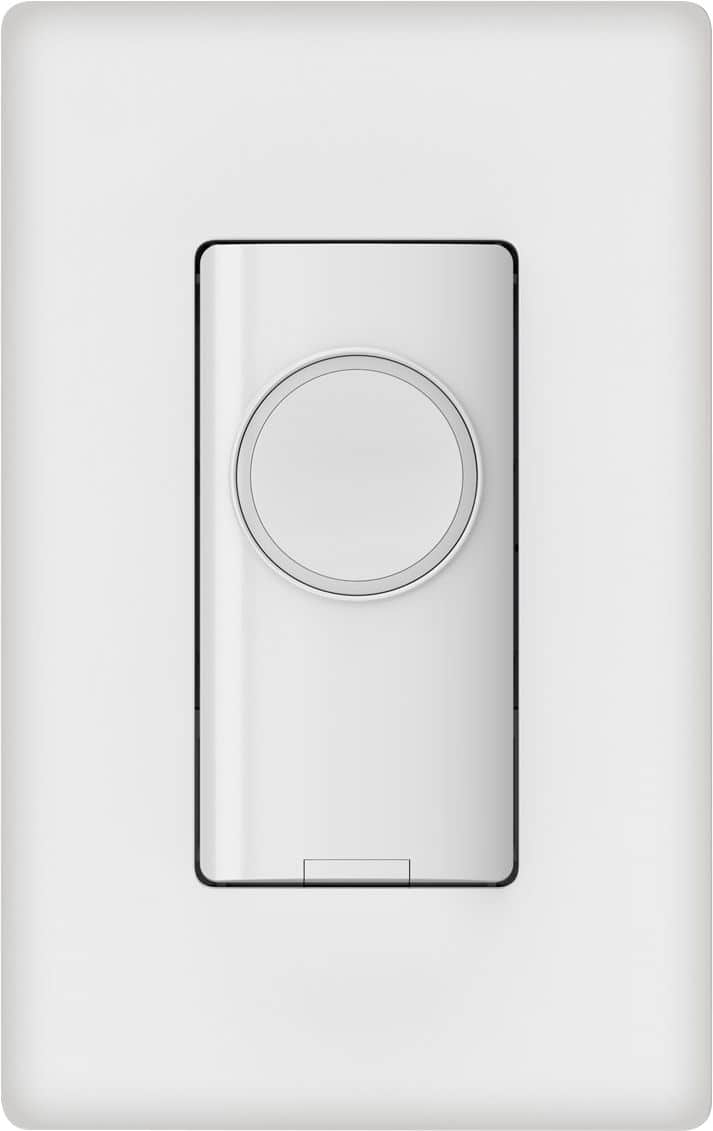 Alt View 11. GE - CYNC Smart Switch, Neutral Wire Required, On-Off Button Style with Bluetooth and 2.4 GHz Wifi (Packing May Vary) - White.