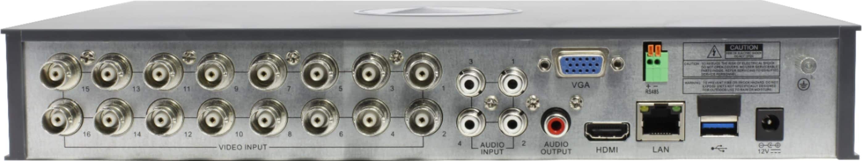 Alt View 14. Swann - 16-Channel, 10-Camera Indoor/Outdoor Wired 1080p 1TB DVR Surveillance System - Black/Gray/White.