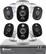 Front. Swann - 8-Channel, 6-Camera Indoor/Outdoor Wired 1080p 1TB DVR Surveillance System - Black/Gray/White.
