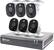 Alt View 17. Swann - 8-Channel, 6-Camera Indoor/Outdoor Wired 1080p 1TB DVR Surveillance System - Black/Gray/White.