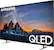 Left. Samsung - 55" Class Q80 Series QLED 4K UHD Smart Tizen TV - Silver Carbon.