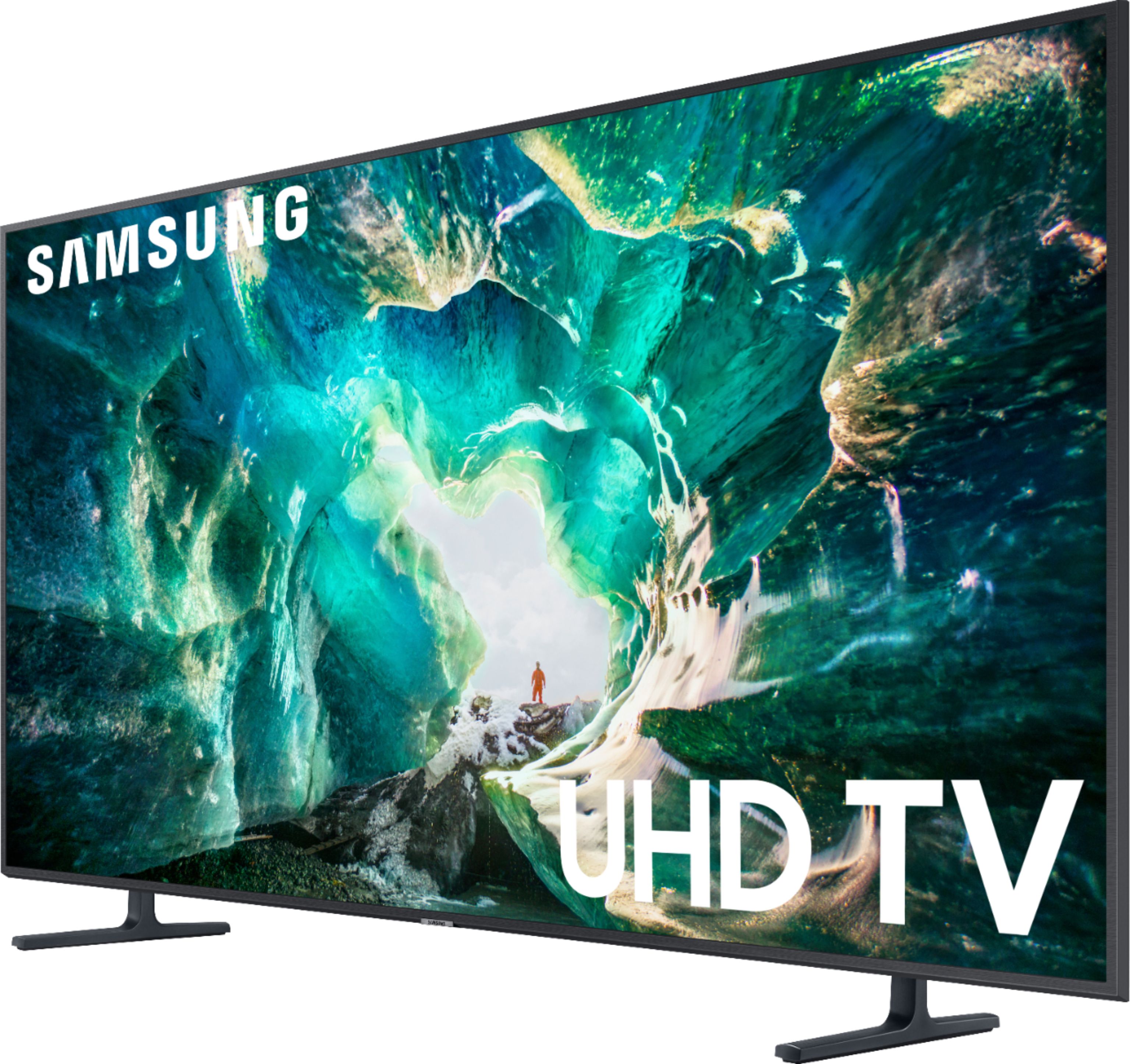 Left View: Samsung - 82" Class 8 Series LED 4K UHD Smart Tizen TV