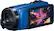 Angle. Canon - VIXIA HF W10 Waterproof HD Camcorder - Blue.