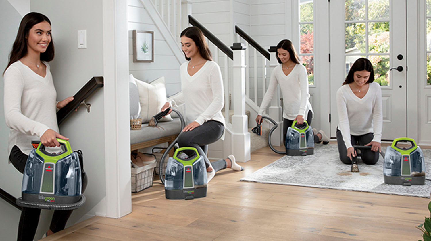 Bissell Little Green Proheat Machine - Portable Carpet & Upholstery Steam Cleaner