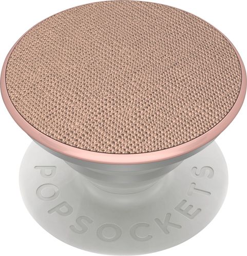 PopSockets - PopGrip Premium Cell Phone Grip and Stand - Saffiano Rose Gold