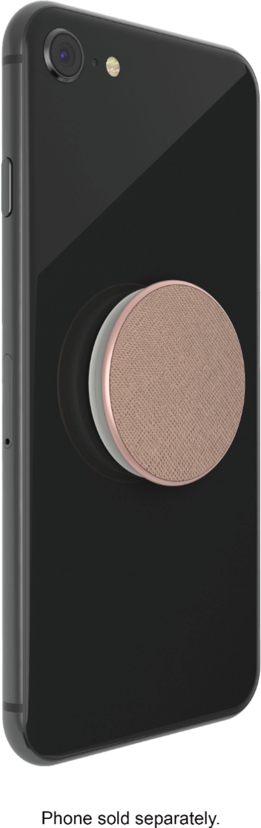 Alt View 14. PopSockets - PopGrip Premium Cell Phone Grip and Stand - Saffiano Rose Gold.