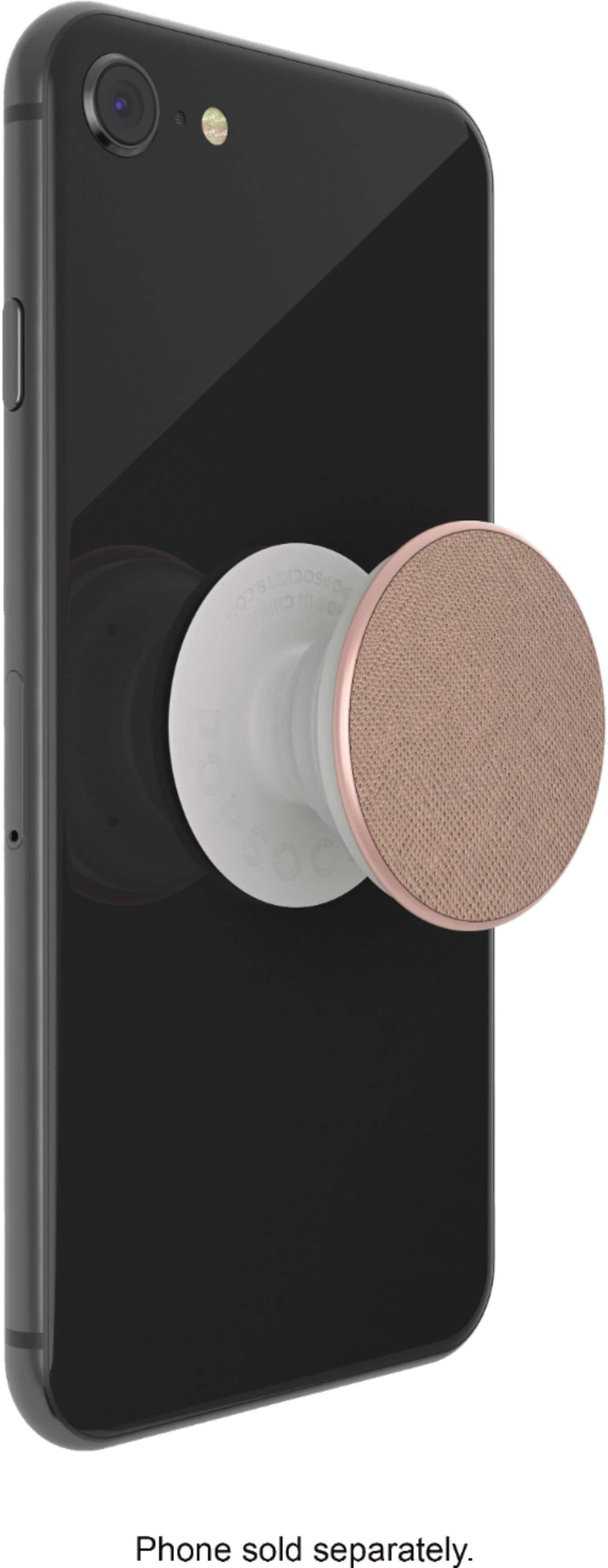 Alt View 15. PopSockets - PopGrip Premium Cell Phone Grip and Stand - Saffiano Rose Gold.