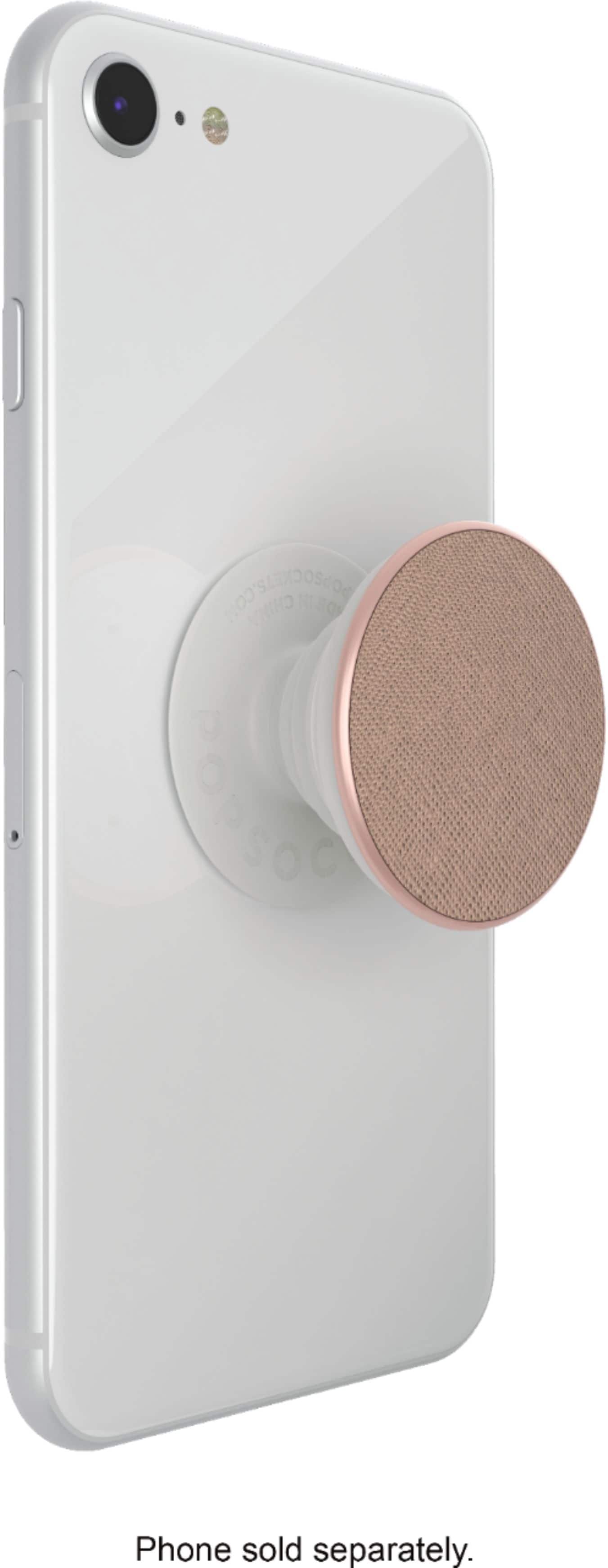 Alt View 17. PopSockets - PopGrip Premium Cell Phone Grip and Stand - Saffiano Rose Gold.