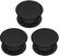 Front. PopSockets - PopMinis - Triple Black.
