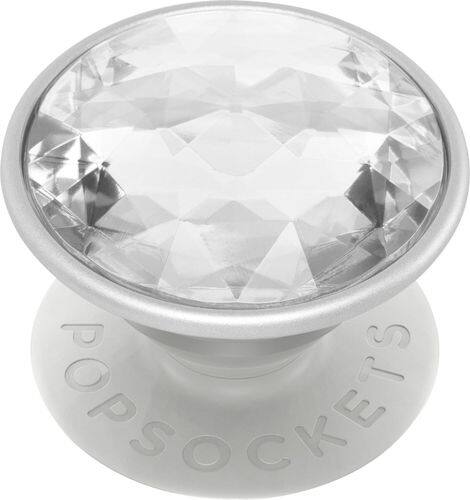 PopSockets - PopGrip - Disco Crystal Silver