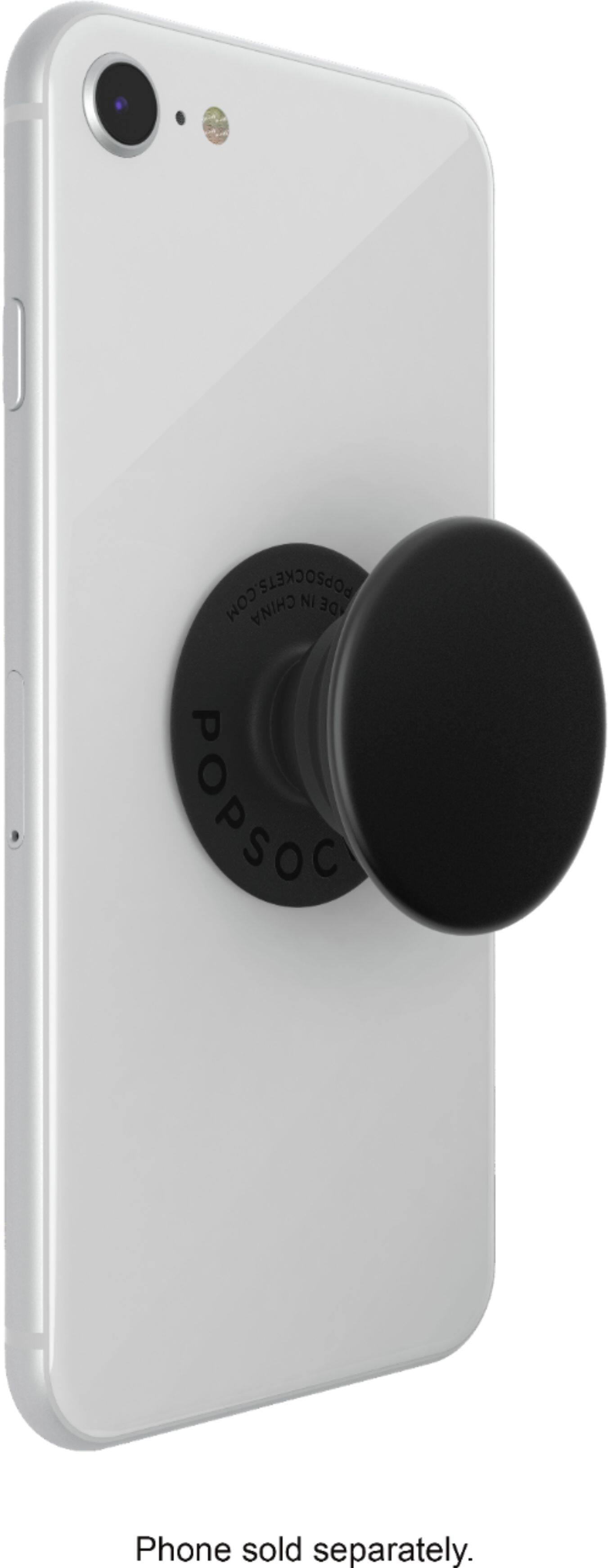 Alt View 17. PopSockets - PopGrip - Aluminum Black.
