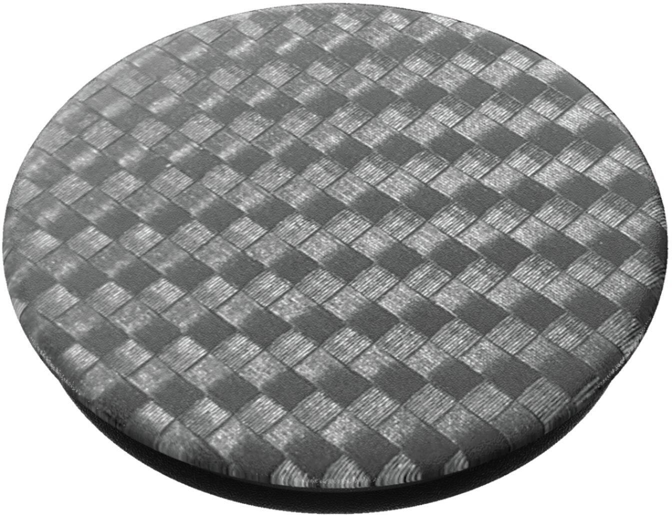 Alt View 12. PopSockets - PopGrip Cell Phone Grip & Stand - Carbonite Weave.