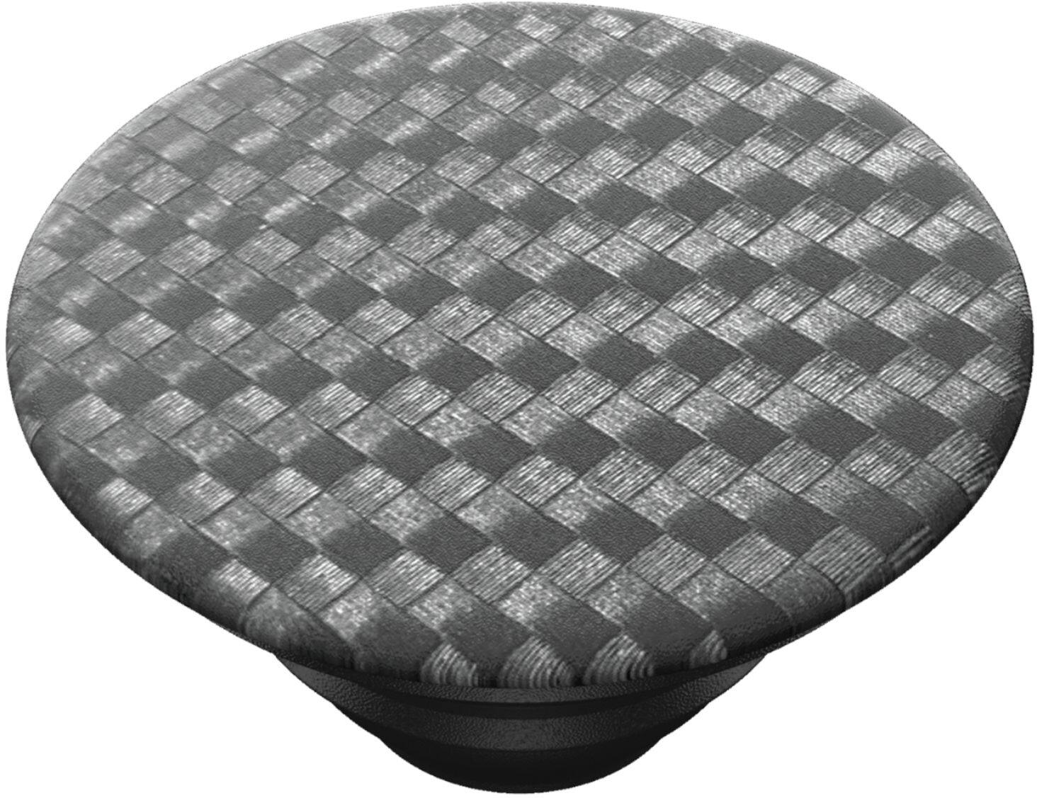 Alt View 13. PopSockets - PopGrip Cell Phone Grip & Stand - Carbonite Weave.