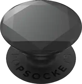 PopSockets - PopGrip - Black (Accordion)/Black (Platform)