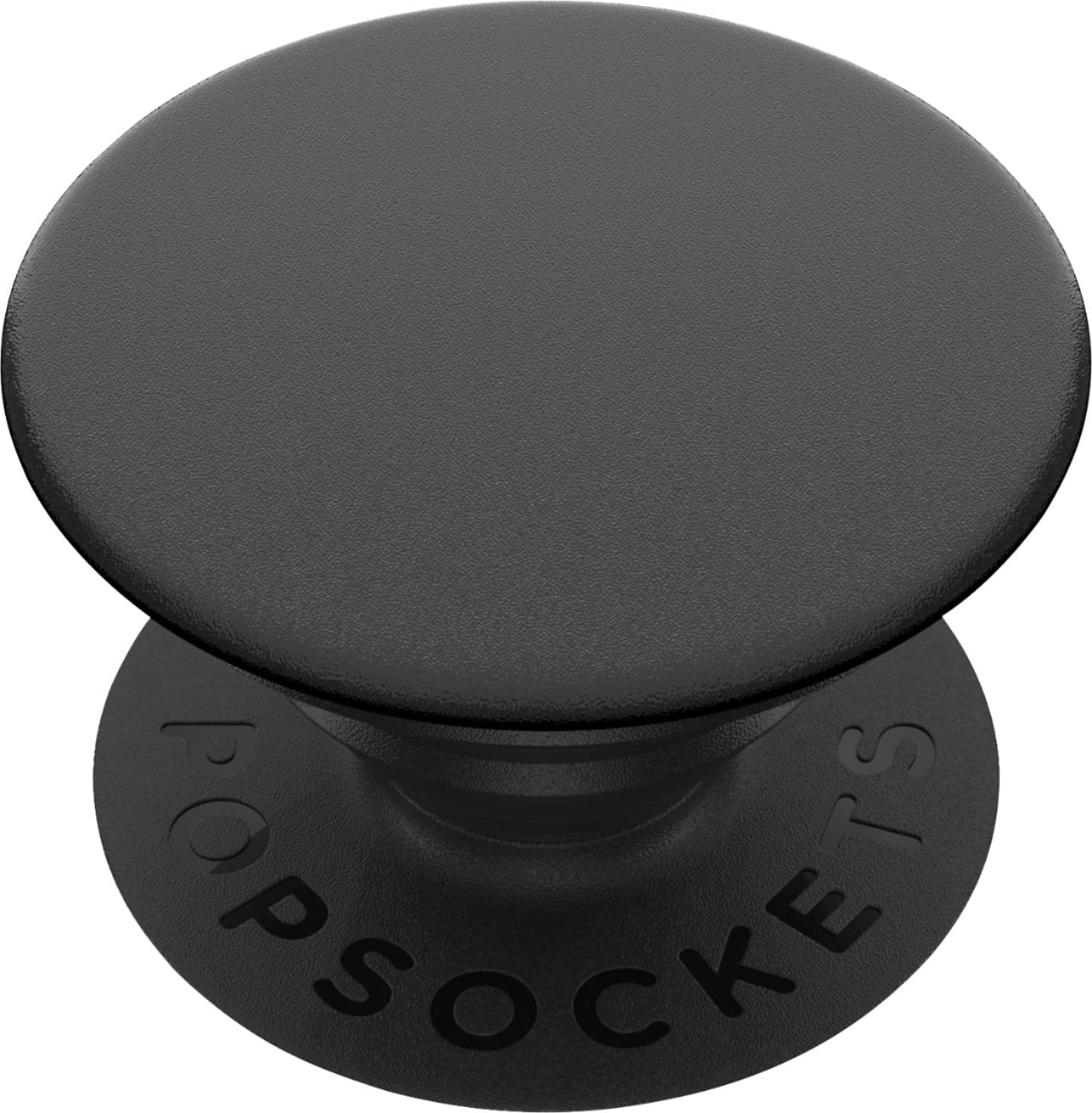 PopSockets - Adhesive PopGrip Universal Grip & Stand for Cell Phones - Black - Angle_Zoom