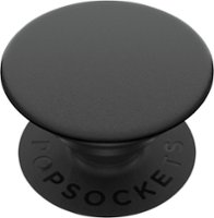 PopSockets - PopGrip Cell Phone Grip & Stand - Black - Angle_Zoom