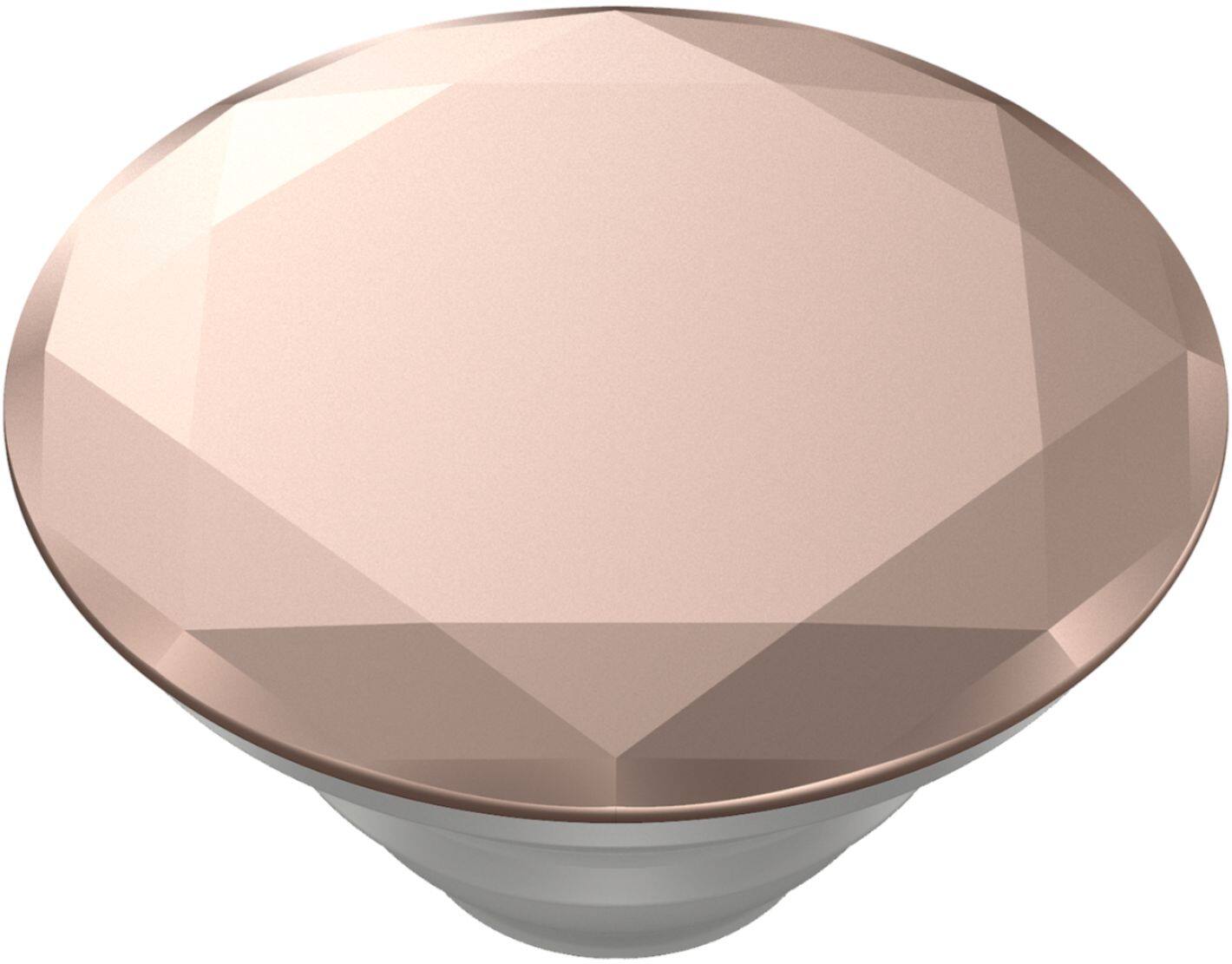 Alt View 14. PopSockets - PopGrip Premium Cell Phone Grip and Stand - Metallic Diamond Rose Gold.