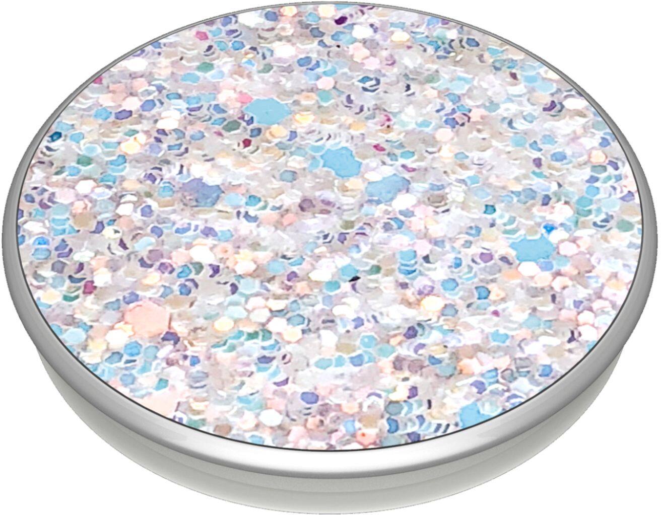 Alt View 12. PopSockets - PopGrip Premium Cell Phone Grip and Stand - Sparkle Snow White.