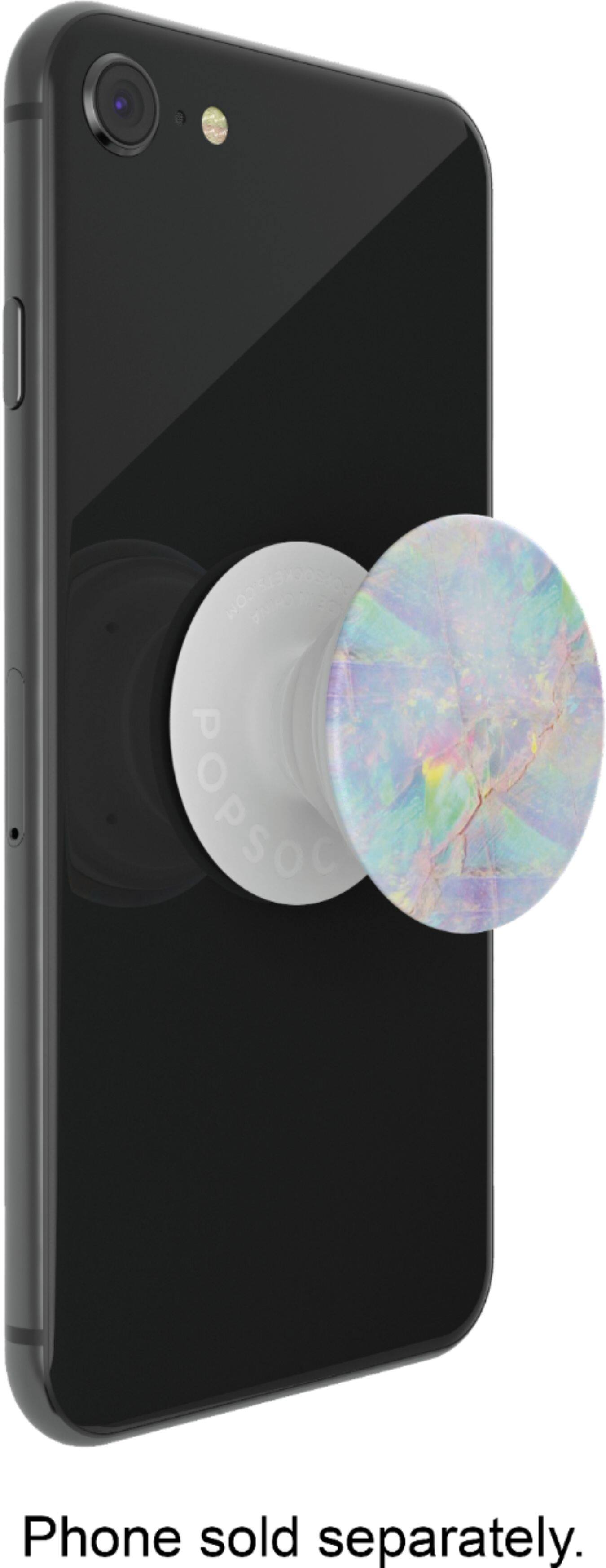 Alt View 13. PopSockets - PopGrip Cell Phone Grip and Stand - Opal.