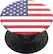 Angle. PopSockets - PopGrip Cell Phone Grip and Stand - American Flag.