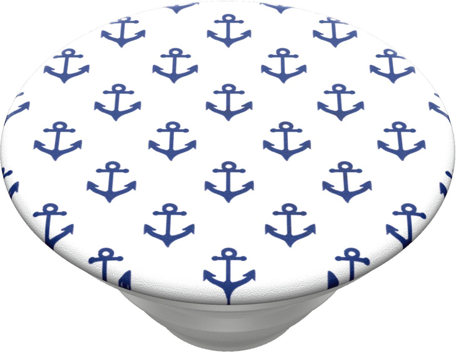Alt View 13. PopSockets - PopGrip - Anchors Away White.