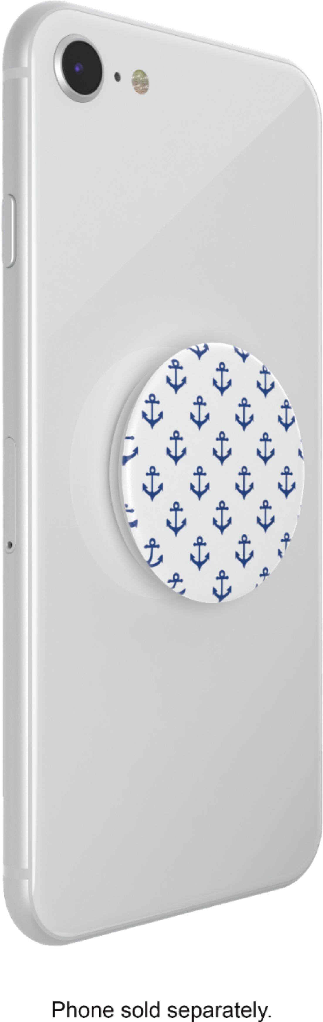 Alt View 16. PopSockets - PopGrip - Anchors Away White.