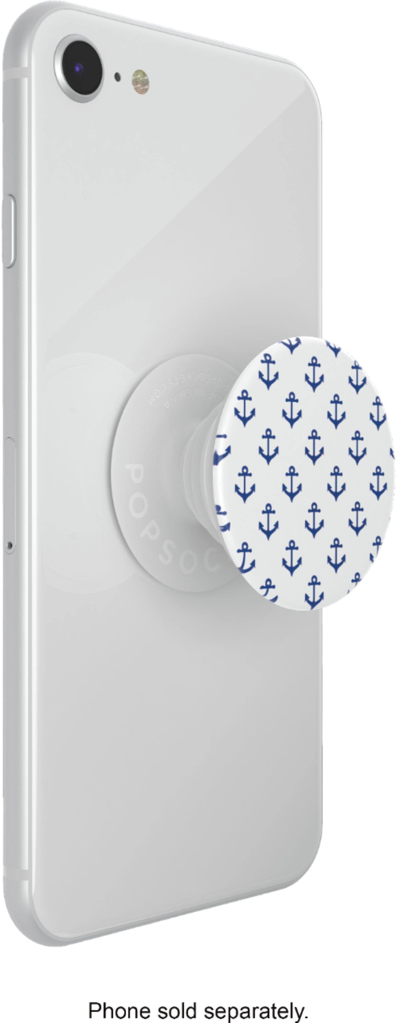 Alt View 17. PopSockets - PopGrip - Anchors Away White.