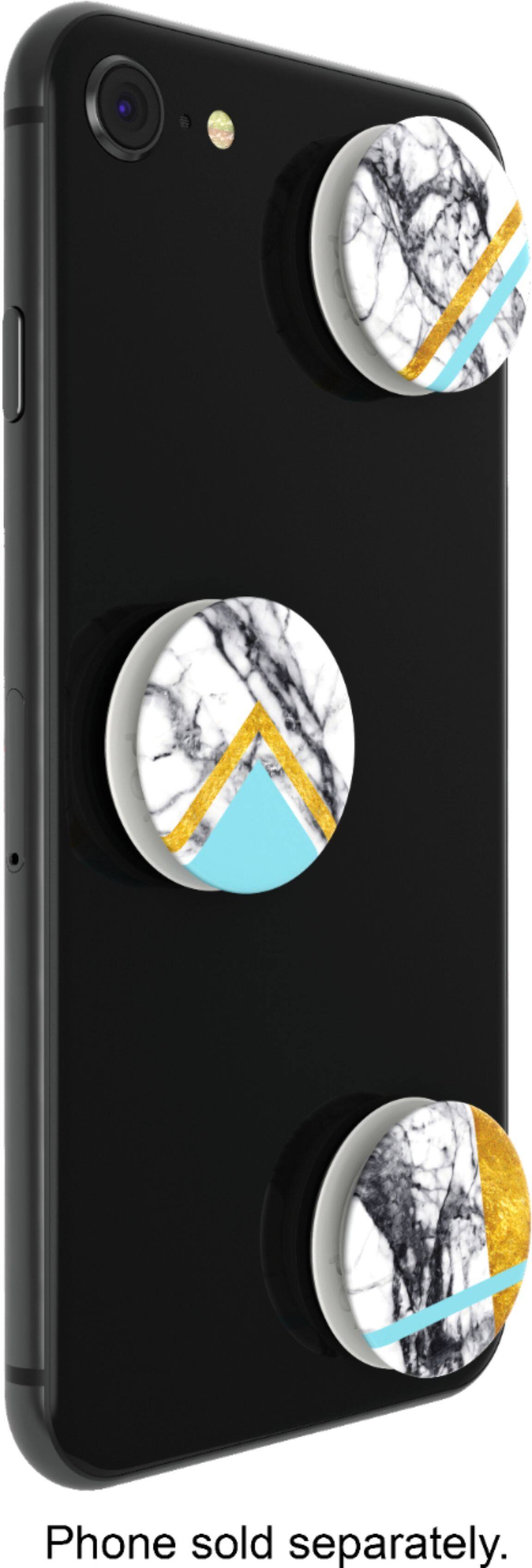 Alt View 13. PopSockets - PopMinis - White Marble Glam.