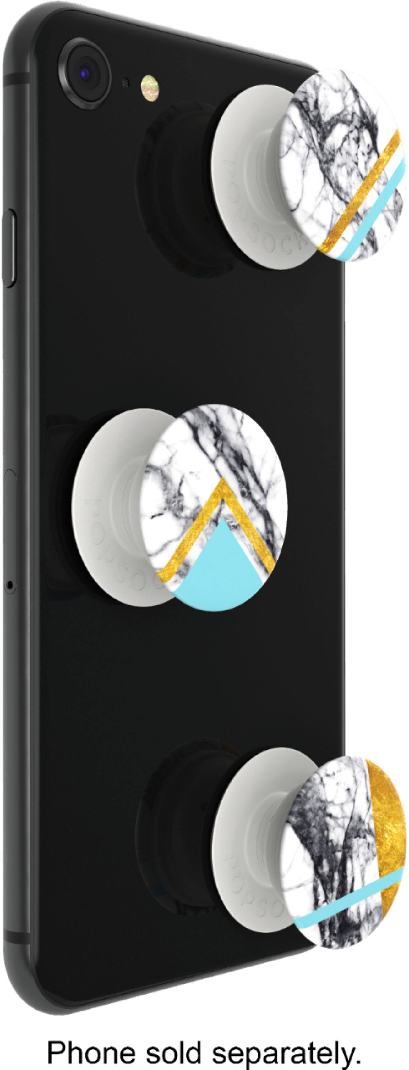 Alt View 14. PopSockets - PopMinis - White Marble Glam.