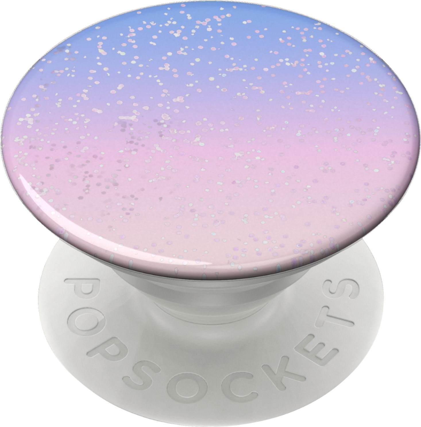 Angle View: PopSockets - PopGrip Premium Cell Phone Grip & Stand - Acetate Pearl White