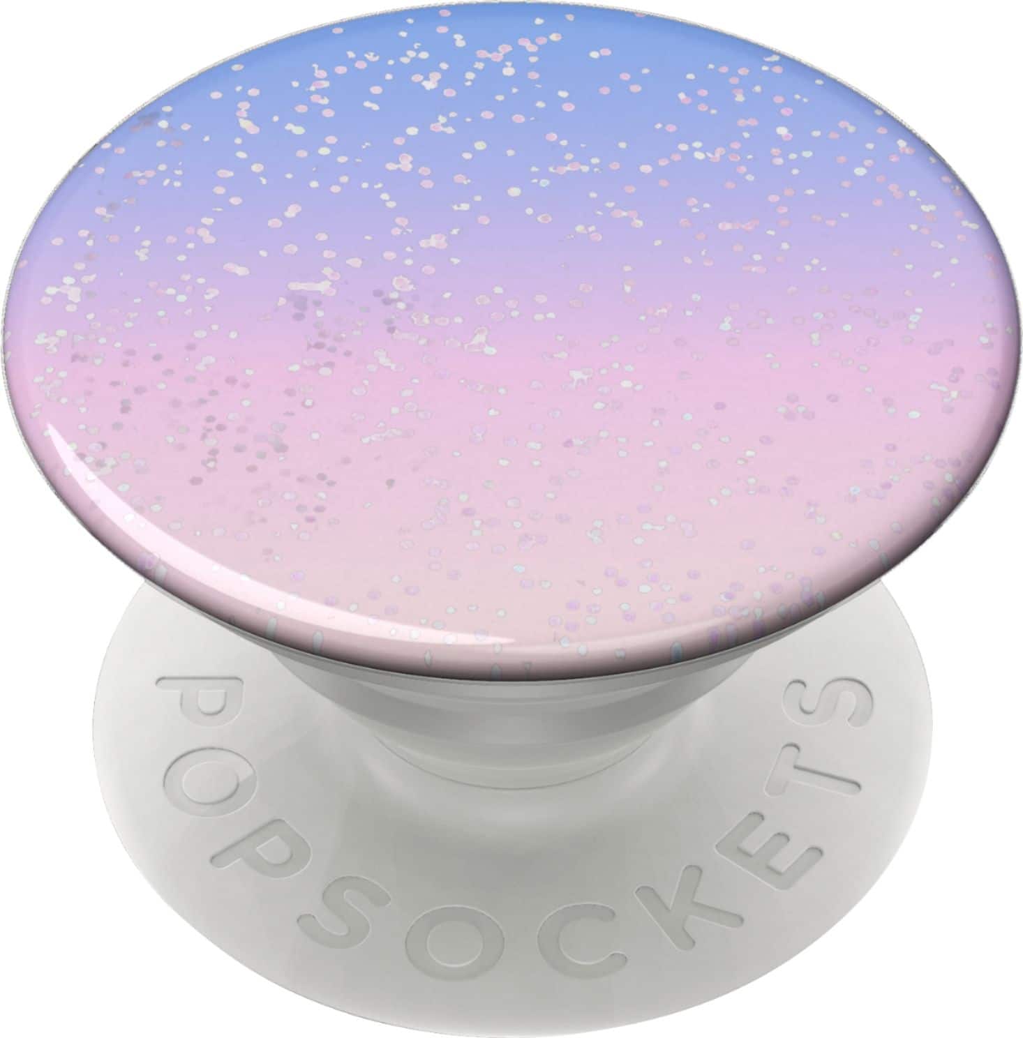 PopSockets - Adhesive PopGrip Universal Grip & Stand for Cell Phones - Glitter Morning Haze - Angle_Zoom