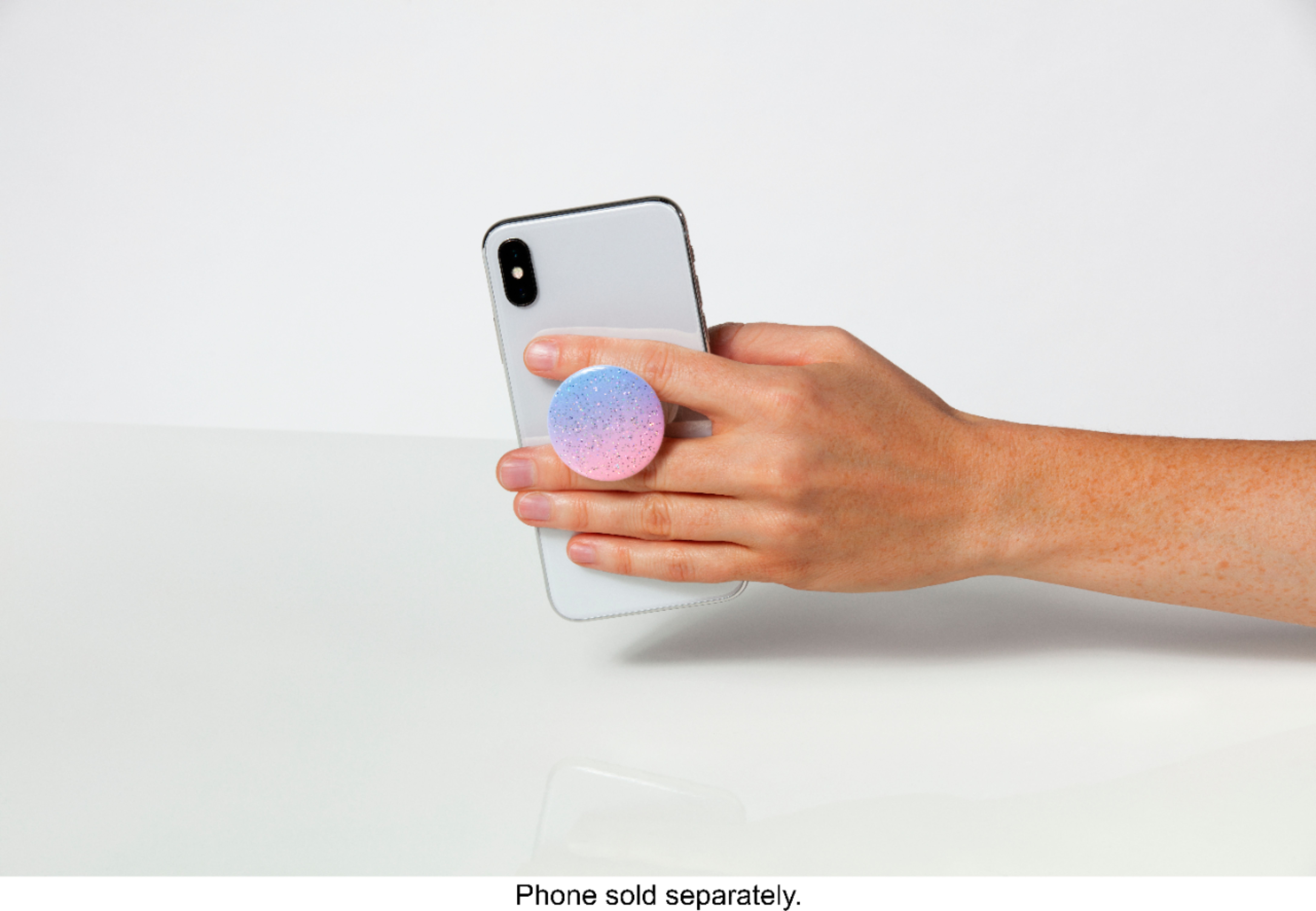 PopSockets PopGrip Premium Cell Phone Grip and Stand Glitter Morning Haze  800446 - Best Buy