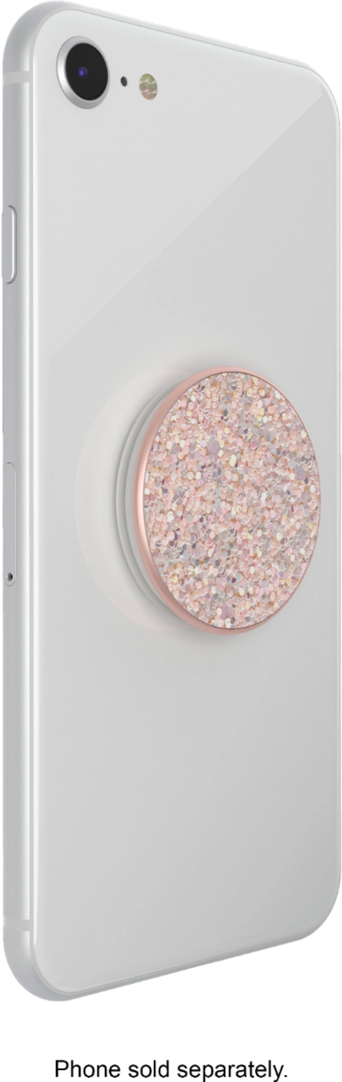Alt View 12. PopSockets - PopGrip Premium Cell Phone Grip and Stand - Sparkle Rose.