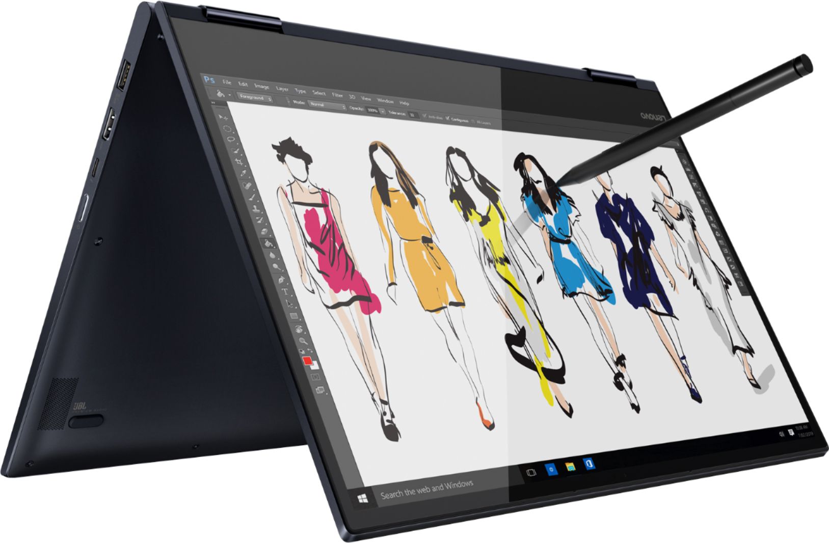 Lenovo 15.6 Yoga 7i Multi-Touch 2-in-1 Laptop 82BJ007WUS B&H