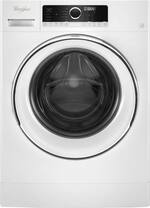 Whirlpool - 2.3 Cu. Ft. 10-Cycle High-Efficiency Compact Front-Loading Washer - White - Front_Standard
