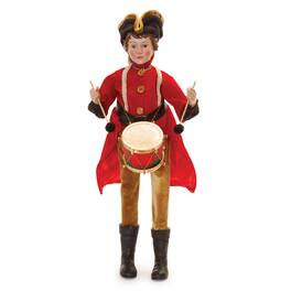 BreeBe - Vintage Drummer Boy Figure 18.5" - Red, Gold