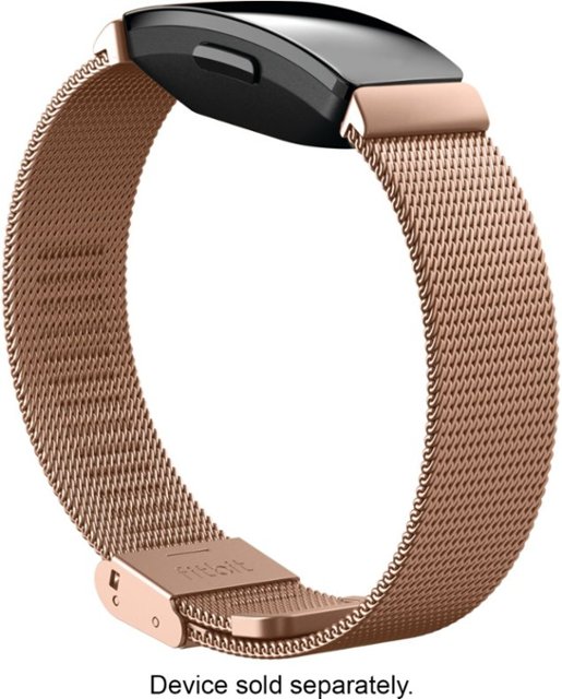 Watch Strap for Fitbit Inspire Rose Gold FB169MMRG - Best Buy