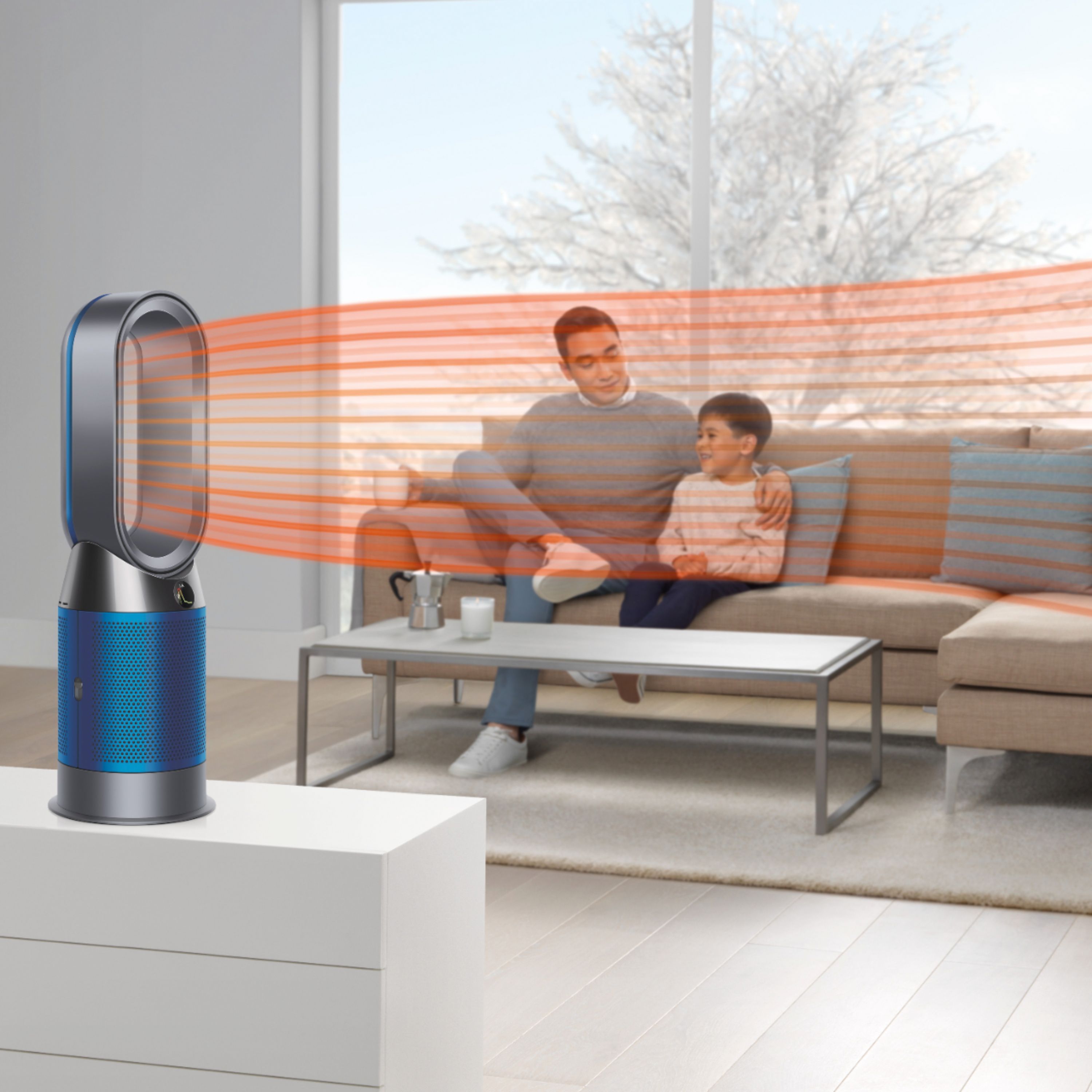 Best Buy: Dyson HP04 Pure Hot + Cool 800 Sq. Ft. Smart Tower Air