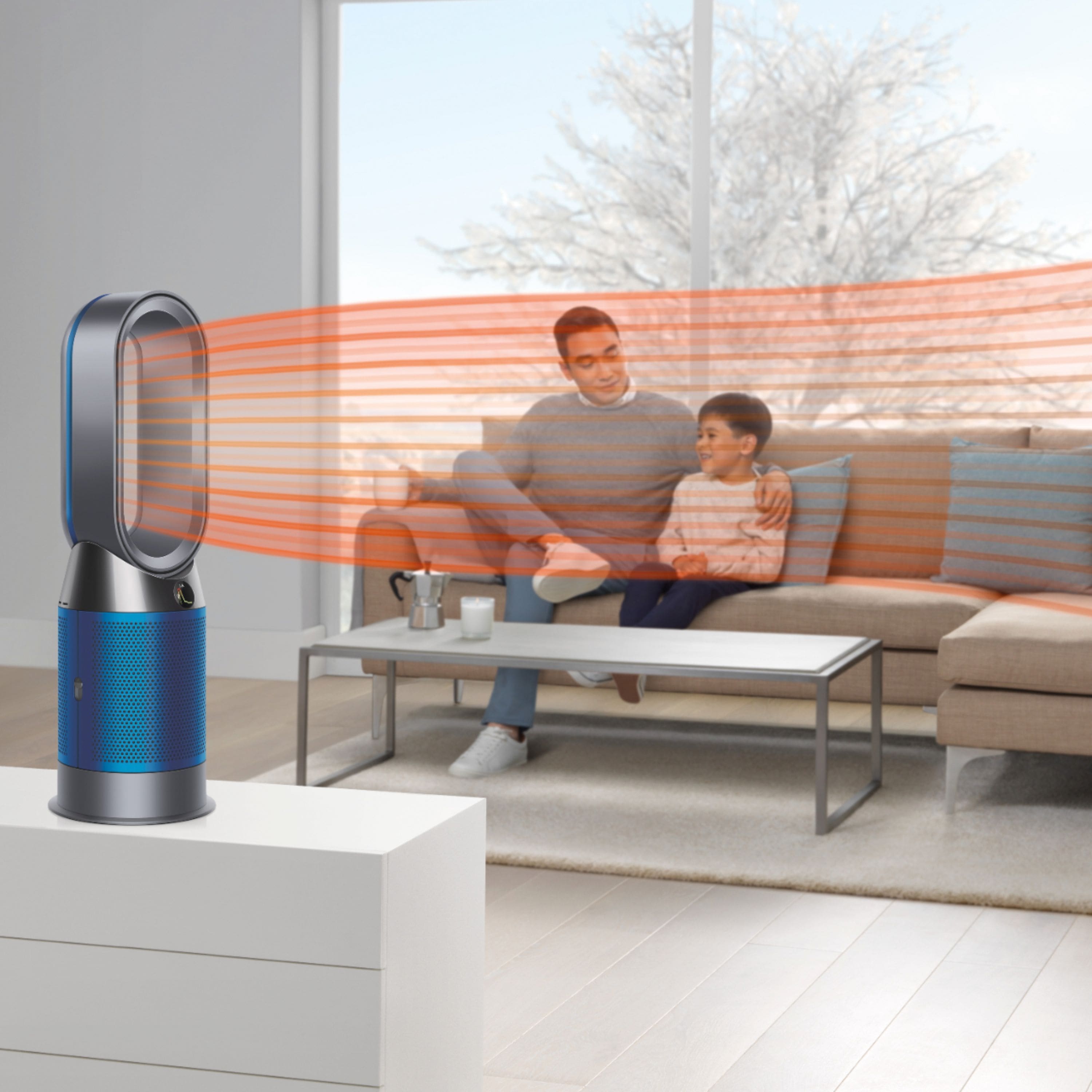 Best Buy: Dyson HP04 Pure Hot + Cool 800 Sq. Ft. Smart Tower Air 