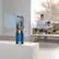 Alt View 19. Dyson - HP04 Pure Hot + Cool 800 Sq. Ft. Smart Tower Air Purifier, Heater and Fan - Iron/Blue.