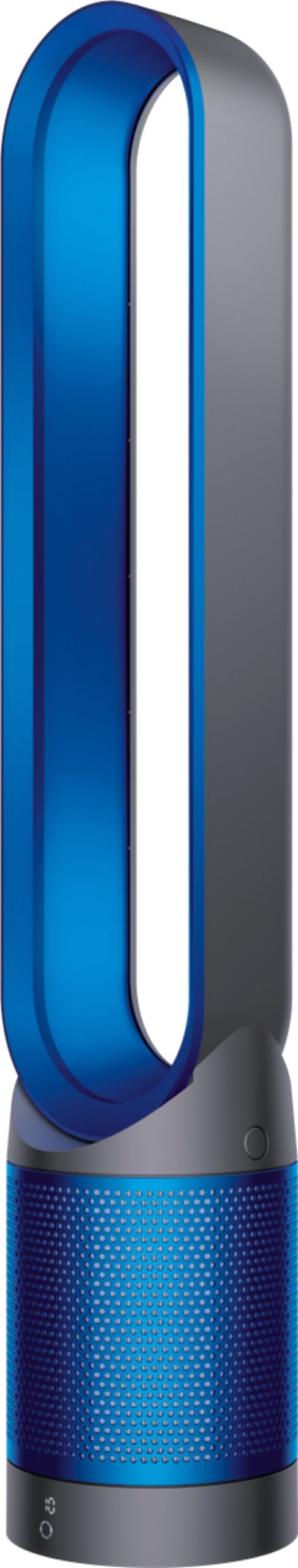 Left View: Dyson - Pure Cool Purifying Fan TP01, Tower - Iron/Blue