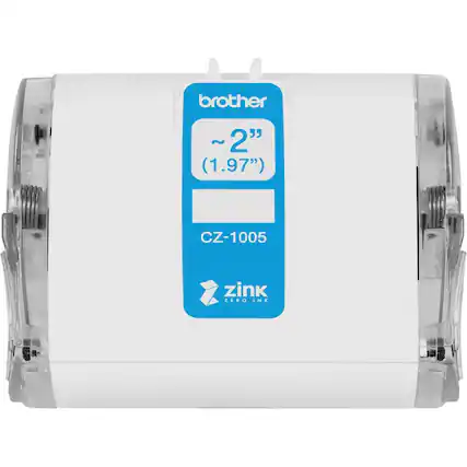 Front. Brother - Genuine CZ-1005 1.97" x 16.4' Label Roll.