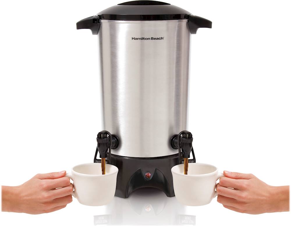 Best Buy: Hamilton Beach Dual-Spout 45-Cup Coffee Urn Stainless Steel 40518